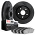 8502-02002 by DYNAMIC FRICTION COMPANY - Rotors-Drilled and Slotted-Black with 5000 Advanced Brake Pads