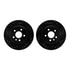 8502-11028 by DYNAMIC FRICTION COMPANY - Rotors-Drilled and Slotted-Black with 5000 Advanced Brake Pads