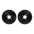 8502-11040 by DYNAMIC FRICTION COMPANY - Rotors-Drilled and Slotted-Black with 5000 Advanced Brake Pads