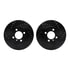 8502-31018 by DYNAMIC FRICTION COMPANY - Rotors-Drilled and Slotted-Black with 5000 Advanced Brake Pads