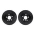 8502-32019 by DYNAMIC FRICTION COMPANY - Rotors-Drilled and Slotted-Black with 5000 Advanced Brake Pads