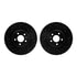 8502-73393 by DYNAMIC FRICTION COMPANY - Rotors-Drilled and Slotted-Black with 5000 Advanced Brake Pads