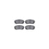 8512-03005 by DYNAMIC FRICTION COMPANY - Rotors-Drilled & Slotted-Black w/ 5000 Advanced Brake Pads Incl Hdw