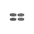 8512-03033 by DYNAMIC FRICTION COMPANY - Rotors-Drilled & Slotted-Black w/ 5000 Advanced Brake Pads Incl Hdw