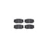 8512-03032 by DYNAMIC FRICTION COMPANY - Rotors-Drilled & Slotted-Black w/ 5000 Advanced Brake Pads Incl Hdw