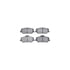 8512-03034 by DYNAMIC FRICTION COMPANY - Rotors-Drilled & Slotted-Black w/ 5000 Advanced Brake Pads Incl Hdw