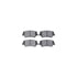 8512-03076 by DYNAMIC FRICTION COMPANY - Rotors-Drilled & Slotted-Black w/ 5000 Advanced Brake Pads Incl Hdw