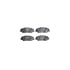 8512-03099 by DYNAMIC FRICTION COMPANY - Brake Rotor - Dimpled & Slotted - Black w/5000 Brake Pads & HW Kit