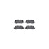 8512-11026 by DYNAMIC FRICTION COMPANY - Rotors-Drilled & Slotted-Black w/ 5000 Advanced Brake Pads Incl Hdw