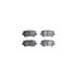 8512-11039 by DYNAMIC FRICTION COMPANY - Rotors-Drilled & Slotted-Black w/ 5000 Advanced Brake Pads Incl Hdw