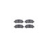 8512-13024 by DYNAMIC FRICTION COMPANY - Brake Rotor - Dimpled & Slotted - Black w/5000 Brake Pads & HW Kit