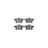 8512-20019 by DYNAMIC FRICTION COMPANY - Rotors-Drilled & Slotted-Black w/ 5000 Advanced Brake Pads Incl Hdw