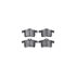 8512-20020 by DYNAMIC FRICTION COMPANY - Rotors-Drilled & Slotted-Black w/ 5000 Advanced Brake Pads Incl Hdw