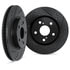 8002-20008 by DYNAMIC FRICTION COMPANY - Brake Rotors - Drilled & Slotted - Black