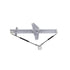 RPT-001 by AISIN - Power Window Regulator Assembly w/o Motor
