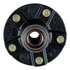 814198 by RETRAC MIRROR - Idler Hub Assembly, 5 on 4.5"; 5.5" Hub Flange - 2,200 lbs. (Fully Assembled)