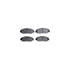 8512-59027 by DYNAMIC FRICTION COMPANY - Rotors-Drilled & Slotted-Black w/ 5000 Advanced Brake Pads Incl Hdw