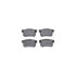 8512-59032 by DYNAMIC FRICTION COMPANY - Rotors-Drilled & Slotted-Black w/ 5000 Advanced Brake Pads Incl Hdw