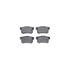 8512-59031 by DYNAMIC FRICTION COMPANY - Rotors-Drilled & Slotted-Black w/ 5000 Advanced Brake Pads Incl Hdw