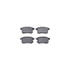 8512-59044 by DYNAMIC FRICTION COMPANY - Rotors-Drilled & Slotted-Black w/ 5000 Advanced Brake Pads Incl Hdw
