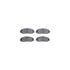 8512-59048 by DYNAMIC FRICTION COMPANY - Rotors-Drilled & Slotted-Black w/ 5000 Advanced Brake Pads Incl Hdw