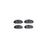 8512-59055 by DYNAMIC FRICTION COMPANY - Rotors-Drilled & Slotted-Black w/ 5000 Advanced Brake Pads Incl Hdw