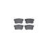 8512-59072 by DYNAMIC FRICTION COMPANY - Rotors-Drilled & Slotted-Black w/ 5000 Advanced Brake Pads Incl Hdw