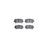 8512-59103 by DYNAMIC FRICTION COMPANY - Brake Rotor - Dimpled & Slotted - Black w/5000 Brake Pads & HW Kit