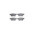 8512-59116 by DYNAMIC FRICTION COMPANY - Rotors-Drilled & Slotted-Black w/ 5000 Advanced Brake Pads Incl Hdw
