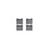 8512-63010 by DYNAMIC FRICTION COMPANY - Rotors-Drilled & Slotted-Black w/ 5000 Advanced Brake Pads Incl Hdw