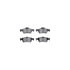 8512-63049 by DYNAMIC FRICTION COMPANY - Rotors-Drilled & Slotted-Black w/ 5000 Advanced Brake Pads Incl Hdw