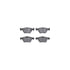 8512-63301 by DYNAMIC FRICTION COMPANY - Rotors-Drilled & Slotted-Black w/ 5000 Advanced Brake Pads Incl Hdw
