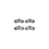 8512-63499 by DYNAMIC FRICTION COMPANY - Rotors-Drilled & Slotted-Black w/ 5000 Advanced Brake Pads Incl Hdw