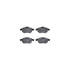 8512-65013 by DYNAMIC FRICTION COMPANY - Rotors-Drilled & Slotted-Black w/ 5000 Advanced Brake Pads Incl Hdw