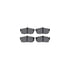 8512-67038 by DYNAMIC FRICTION COMPANY - Rotors-Drilled & Slotted-Black w/ 5000 Advanced Brake Pads Incl Hdw