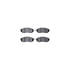 8512-68013 by DYNAMIC FRICTION COMPANY - Rotors-Drilled & Slotted-Black w/ 5000 Advanced Brake Pads Incl Hdw