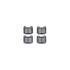 8512-68009 by DYNAMIC FRICTION COMPANY - Rotors-Drilled & Slotted-Black w/ 5000 Advanced Brake Pads Incl Hdw