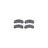 8512-72022 by DYNAMIC FRICTION COMPANY - Rotors-Drilled & Slotted-Black w/ 5000 Advanced Brake Pads Incl Hdw
