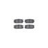 8512-72054 by DYNAMIC FRICTION COMPANY - Rotors-Drilled & Slotted-Black w/ 5000 Advanced Brake Pads Incl Hdw