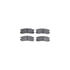 8512-72052 by DYNAMIC FRICTION COMPANY - Rotors-Drilled & Slotted-Black w/ 5000 Advanced Brake Pads Incl Hdw