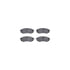 8512-72085 by DYNAMIC FRICTION COMPANY - Rotors-Drilled & Slotted-Black w/ 5000 Advanced Brake Pads Incl Hdw