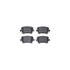 8512-73042 by DYNAMIC FRICTION COMPANY - Rotors-Drilled & Slotted-Black w/ 5000 Advanced Brake Pads Incl Hdw