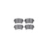 8512-73091 by DYNAMIC FRICTION COMPANY - Rotors-Drilled & Slotted-Black w/ 5000 Advanced Brake Pads Incl Hdw