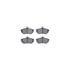 8512-74008 by DYNAMIC FRICTION COMPANY - Rotors-Drilled & Slotted-Black w/ 5000 Advanced Brake Pads Incl Hdw
