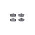 8512-74119 by DYNAMIC FRICTION COMPANY - Rotors-Drilled & Slotted-Black w/ 5000 Advanced Brake Pads Incl Hdw