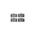 8512-75012 by DYNAMIC FRICTION COMPANY - Rotors-Drilled & Slotted-Black w/ 5000 Advanced Brake Pads Incl Hdw