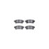 8512-75020 by DYNAMIC FRICTION COMPANY - Rotors-Drilled & Slotted-Black w/ 5000 Advanced Brake Pads Incl Hdw