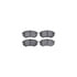 8512-76074 by DYNAMIC FRICTION COMPANY - Brake Rotor - Dimpled & Slotted - Black w/5000 Brake Pads & HW Kit
