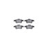 8512-80034 by DYNAMIC FRICTION COMPANY - Rotors-Drilled & Slotted-Black w/ 5000 Advanced Brake Pads Incl Hdw