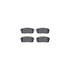 8512-80214 by DYNAMIC FRICTION COMPANY - Rotors-Drilled & Slotted-Black w/ 5000 Advanced Brake Pads Incl Hdw